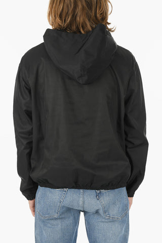 Solid Color Lightweight Anorak With Hood