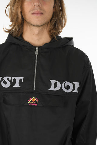 Solid Color Lightweight Anorak With Hood
