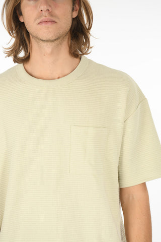 Knitted RATANO T-shirt with Breast Pocket