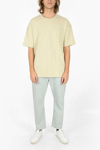 Knitted RATANO T-shirt with Breast Pocket