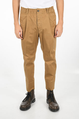 Wide Leg Pants ELASTIC AVIATOR FIT with Cuffed Ankle 17 cm