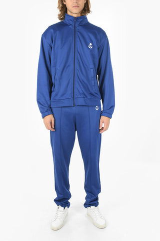 Mock Neck Front Zipped ISSOPE Acetate Sweatshirt