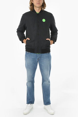 Bomber Reversibile con Chiusura Zip