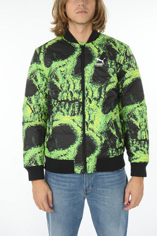 Bomber Reversibile con Chiusura Zip