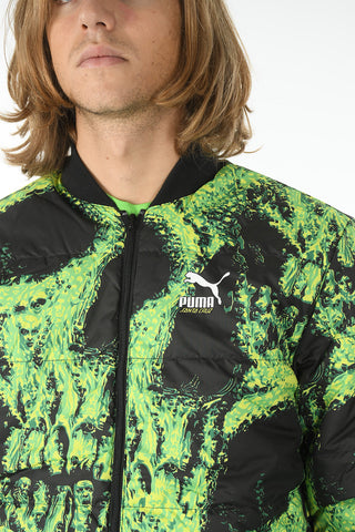 Bomber Reversibile con Chiusura Zip