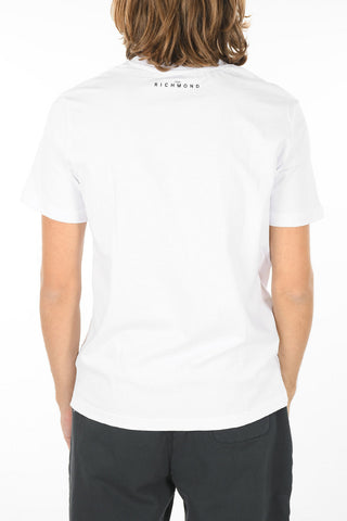 Reguar Fit LIANTES Crew-neck T-shirt with Rhinestoned Logo