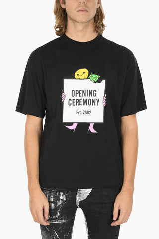 T-shirt girocollo stampata