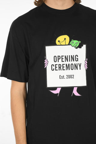 T-shirt girocollo stampata