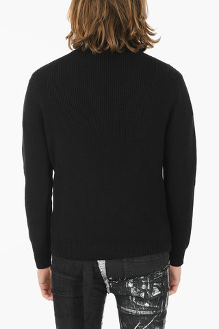 turtle-neck virgin wool sweater