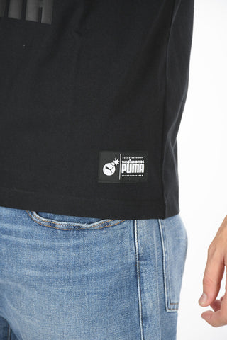 THE HUNDREDS All over Logo Printed Crew-Neck T-shirt