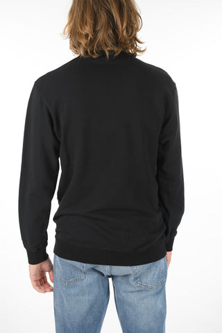 Rose Printed on the Front Crew-neck Sweatshirt