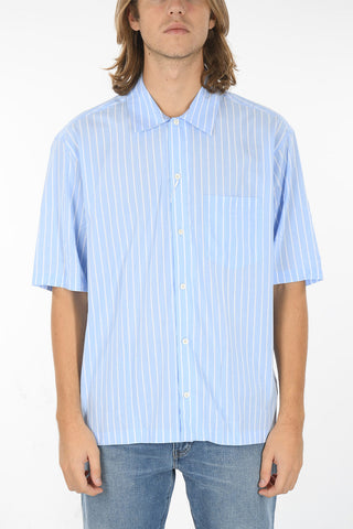 Camicia a Maniche Corte AYO P a Righe Awning con Taschino