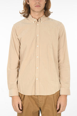 Ribbed Velour LIAM BX Button-down Shirt