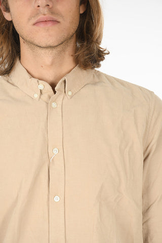 Ribbed Velour LIAM BX Button-down Shirt