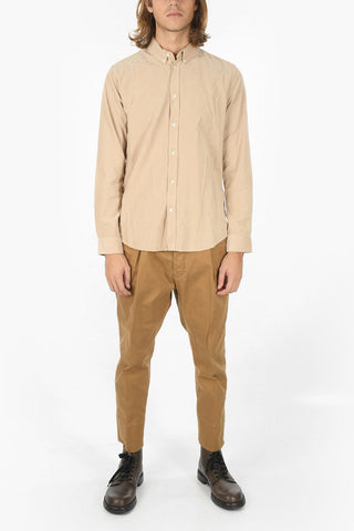 Ribbed Velour LIAM BX Button-down Shirt
