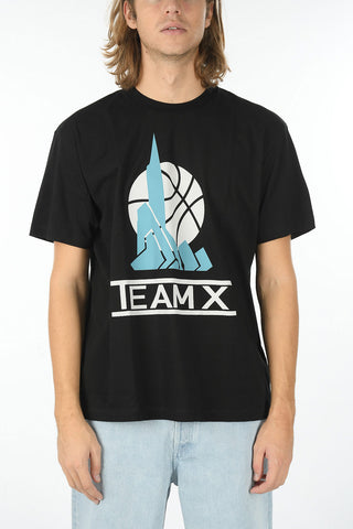 Maxi Printed front Crew-neck T-shirt