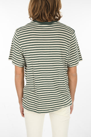 Awning Striped ATARO Crew-Neck T-shirt