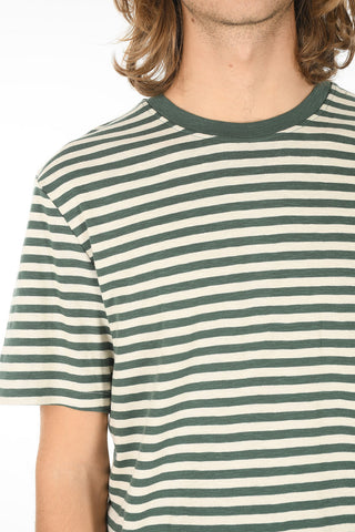 Awning Striped ATARO Crew-Neck T-shirt