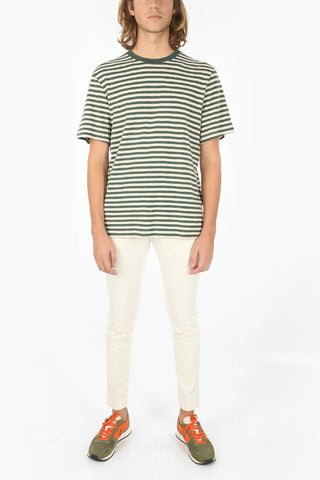 Awning Striped ATARO Crew-Neck T-shirt