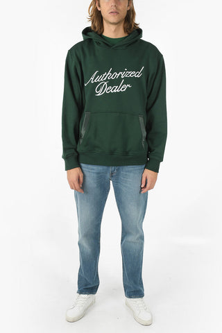 Embroidered Hoodie with Pocket on the Front