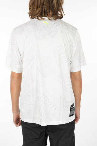DAY ZERO Tech Fabric T-shirt with Cape Town Water Maps Print