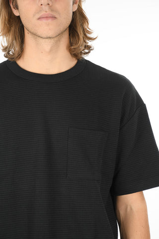 Knitted RATANO T-shirt with Breast Pocket