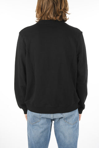 Crew-Neck SPELUNDI Sweatshirt with Sketch Embroidery