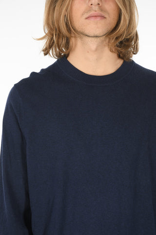 cotton and cashmere crewneck sweater