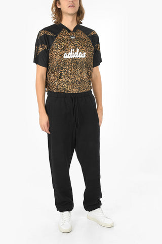 Joggers a 3 Tasche in Cotone con Elastico in Vita
