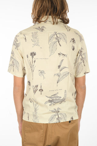 Camicia a Maniche Corte TARO NP con Fantasia Flora e Fauna