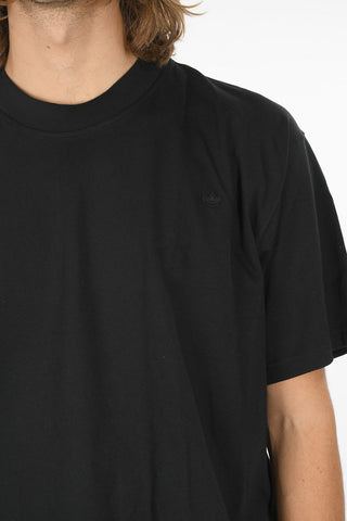 Crewneck T-shirt with Iconic Logo Patch
