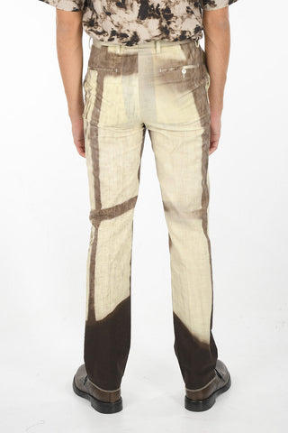 Tie Dye Straight Fit Cotton Pants