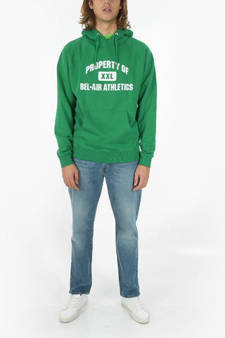 Hooded PROPERTY Sweatshirt with Contrasting Lettering Print