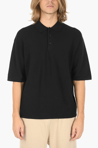 Polo Neck Short Sleeve 3 Buttons LEON Sweater