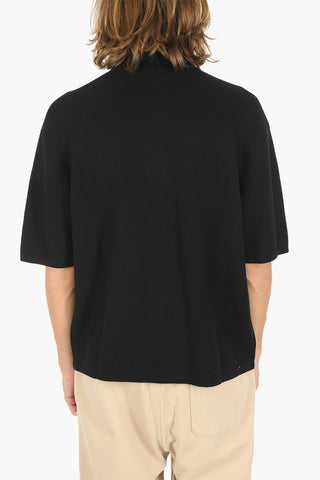 Polo Neck Short Sleeve 3 Buttons LEON Sweater