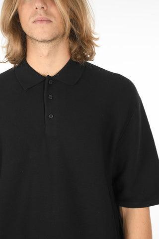 Polo Neck Short Sleeve 3 Buttons LEON Sweater