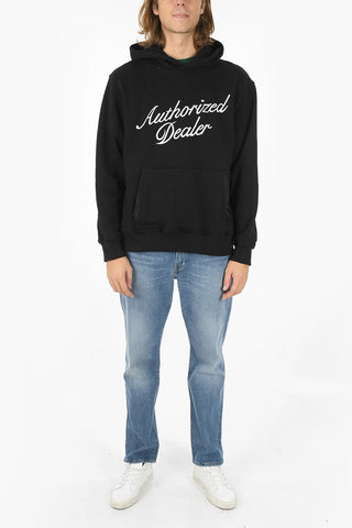 Embroidered Hoodie with Pocket on the Front