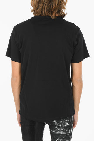 snake printed crew-neck t-shirt