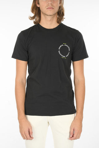 T-shirt Girocollo EVOLUTION Con Ricamo Frontale