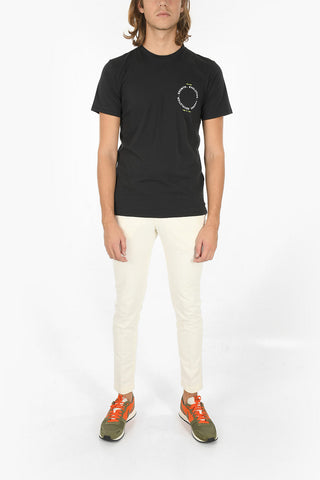 T-shirt Girocollo EVOLUTION Con Ricamo Frontale
