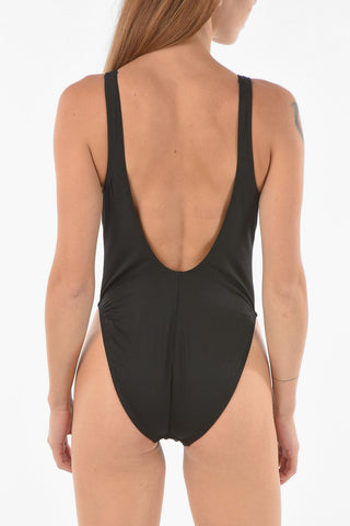 SWIM One-Piece Swimsuit With Braided Ties