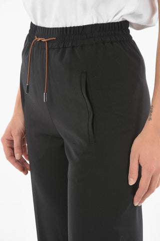 Pantaloni TIDLE In Misto Lana Con Coulisse