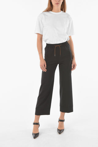 Pantaloni TIDLE In Misto Lana Con Coulisse