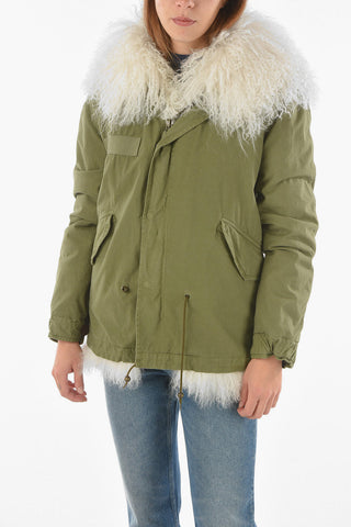 Real Fur Lined ARMY Hooded Parka