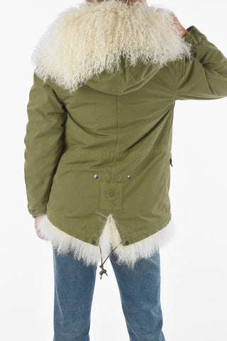 Real Fur Lined ARMY Hooded Parka