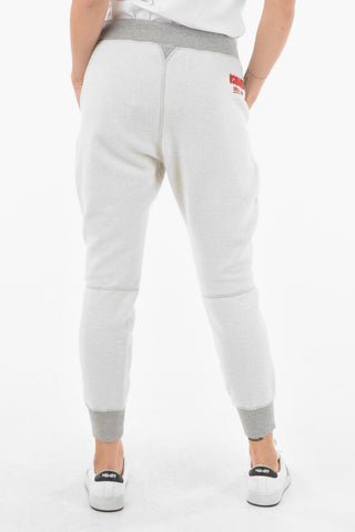 Fleece CERESIO9 Joggers with Embroidered Logo