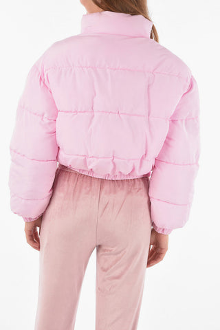 Bomber Imbottito Full zip con Logo Ricamato
