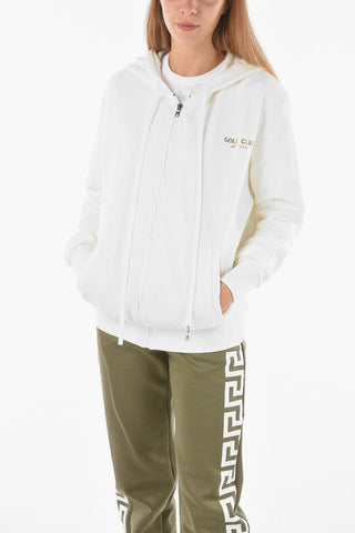 GOLD CLUB Felpa Oversized con Zip Frontale