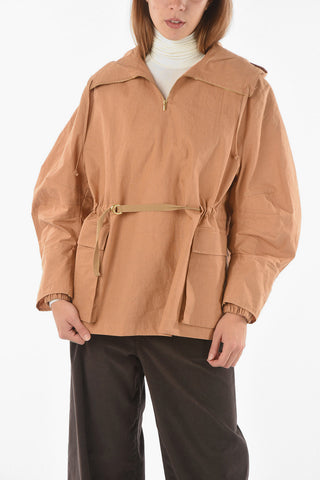 LA MONTAGNE Linen Canvas LA PARKA ALTA Hooded Parka