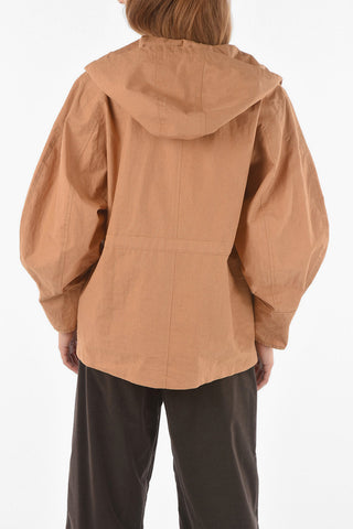 LA MONTAGNE Linen Canvas LA PARKA ALTA Hooded Parka